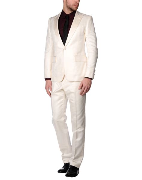 white gucci suit men|gucci suit price.